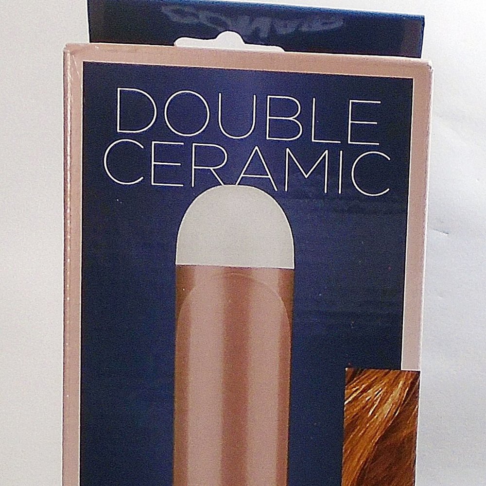 New Conair Double Ceramic Curling Iron 1.5"